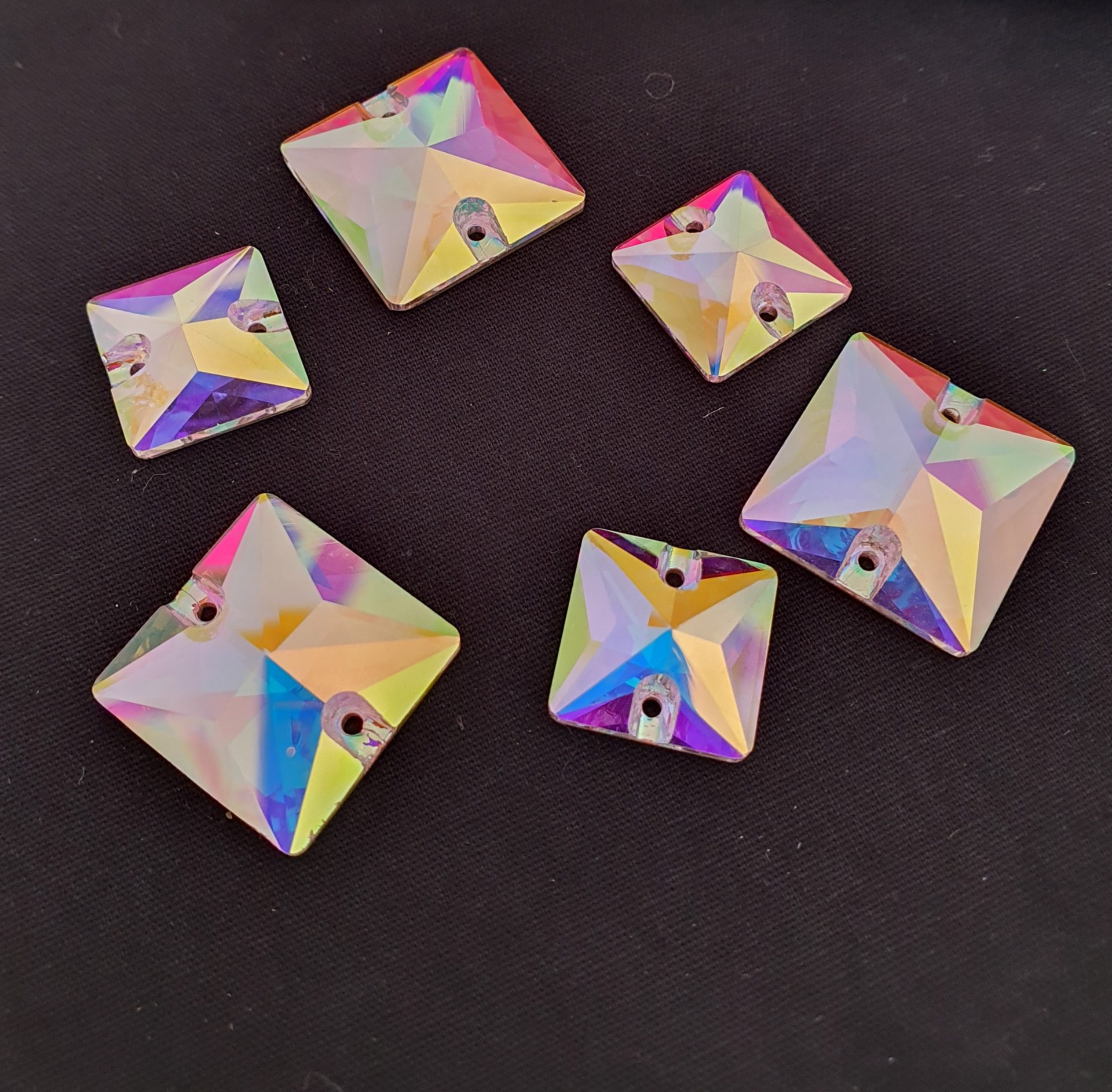 Carré Cristal AB Strass à coudre