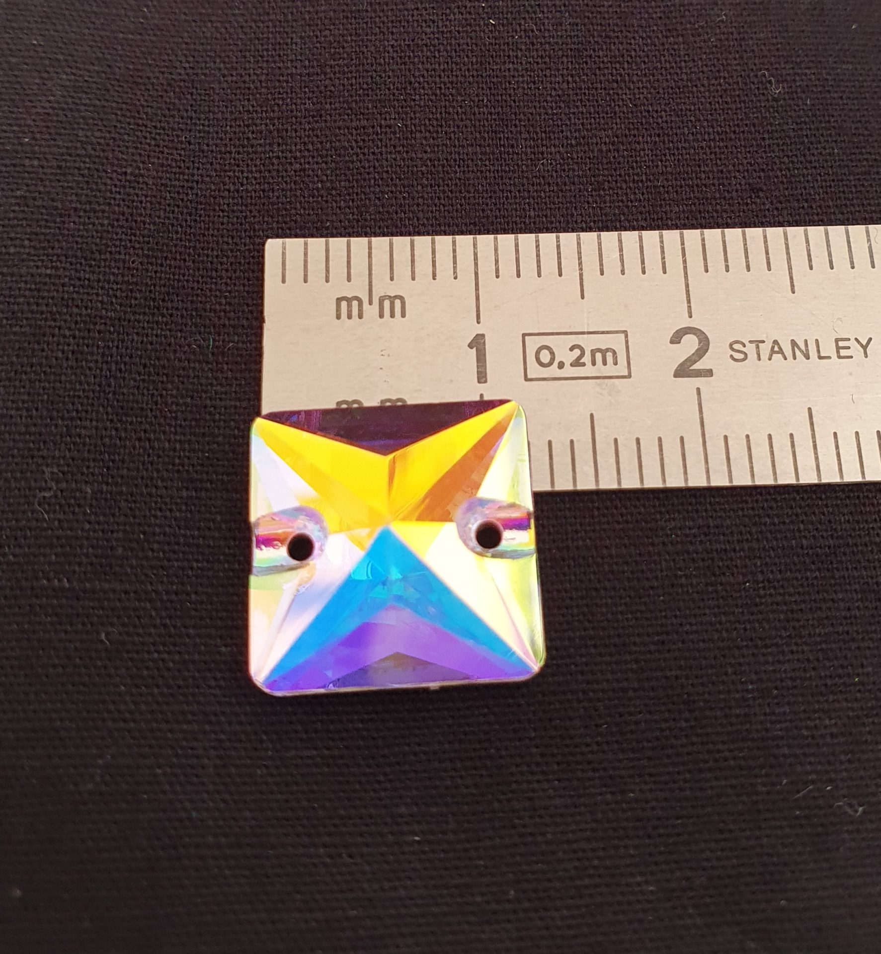 Carré Cristal AB Strass à coudre – Image 4