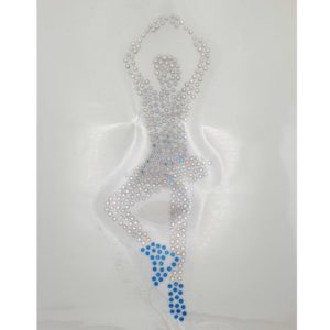 Strass Patinage Pirouette Bleu