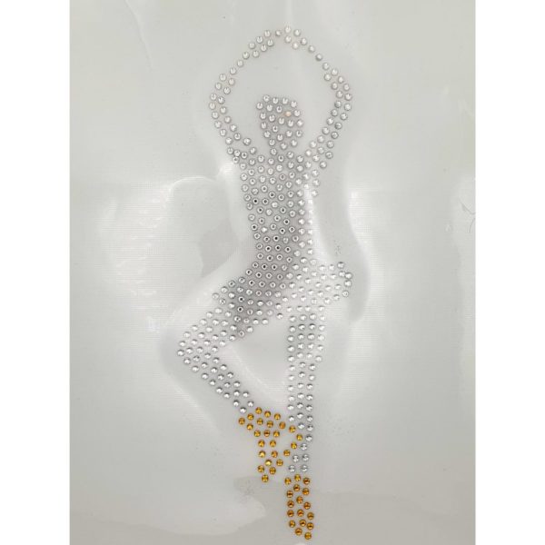 Strass Patinage Pirouette Gold