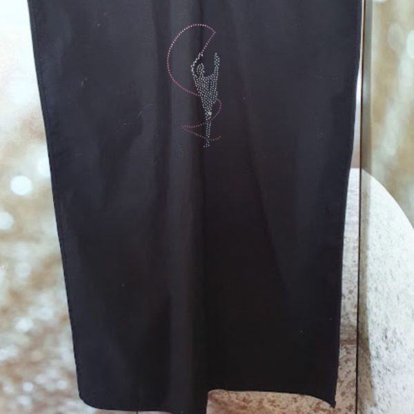 Housse à justaucorps personnalisable gym ruban rose