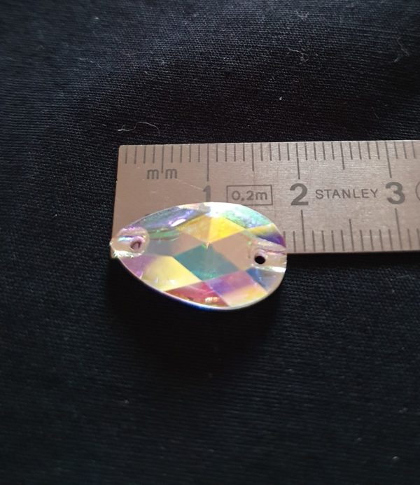 Mesure d'un strass à coudre pour poser sur des justaucorps