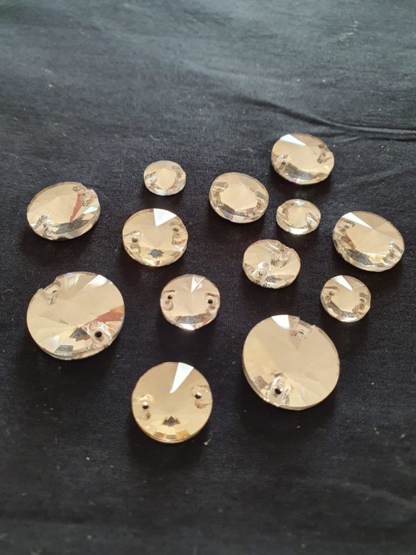 Rond Cristal Strass à coudre – Image 2