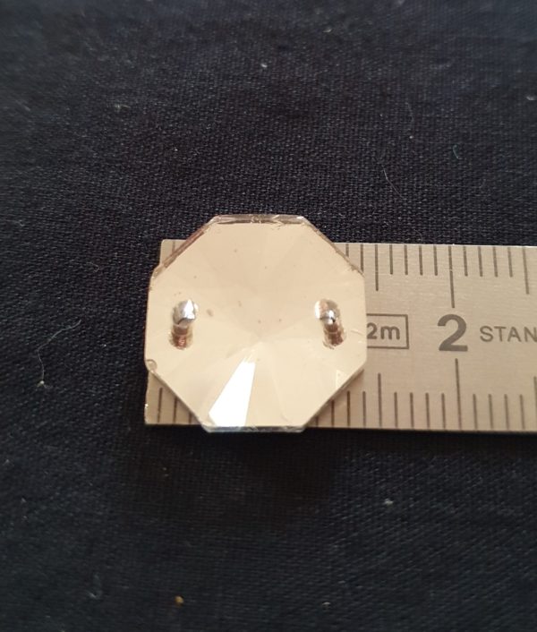Octogonal Cristal Strass à coudre – Image 3