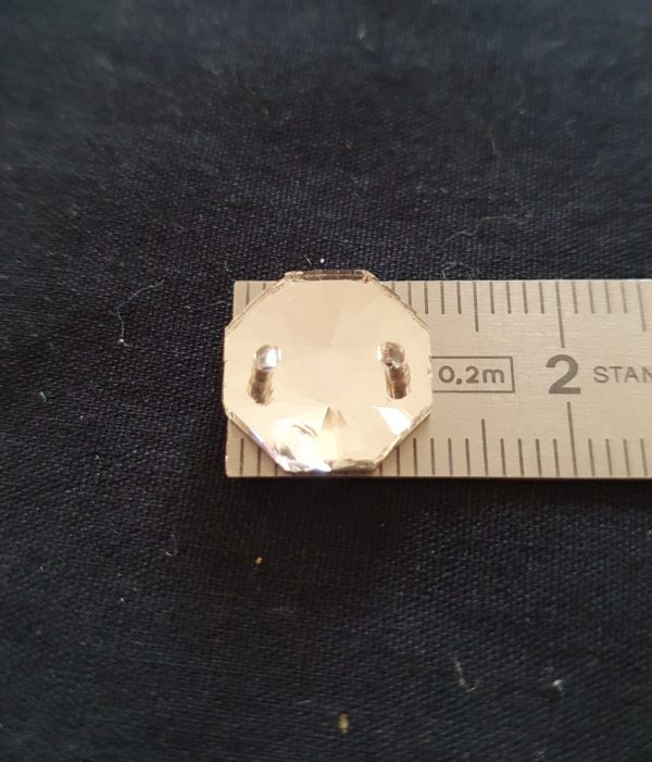Octogonal Cristal Strass à coudre – Image 4