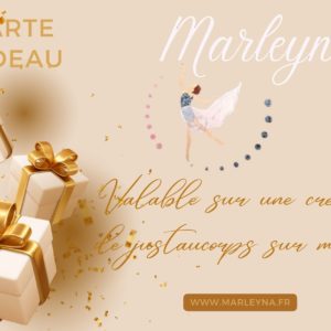 Carte Cadeau blanc création justaucorps (physique)