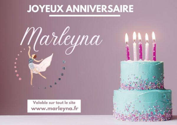 Carte Cadeau Joyeux Anniversaire (virtuel)