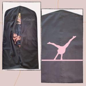 Housse de justaucorps Flocage gym 3