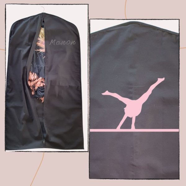 Housse de justaucorps Flocage gym 3