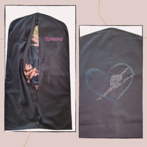 Housse de justaucorps Strass Ruban 3