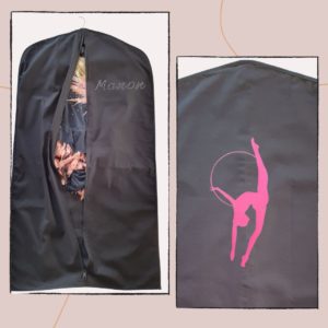 Housse de justaucorps Flocage cerceau 4