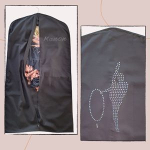 Housse de justaucorps Strass cerceau 5