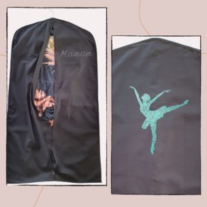 Housse de justaucorps Flocage danse 7