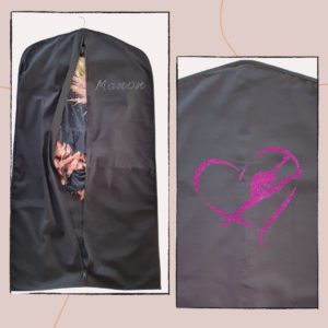 Housse de justaucorps Flocage ruban 2