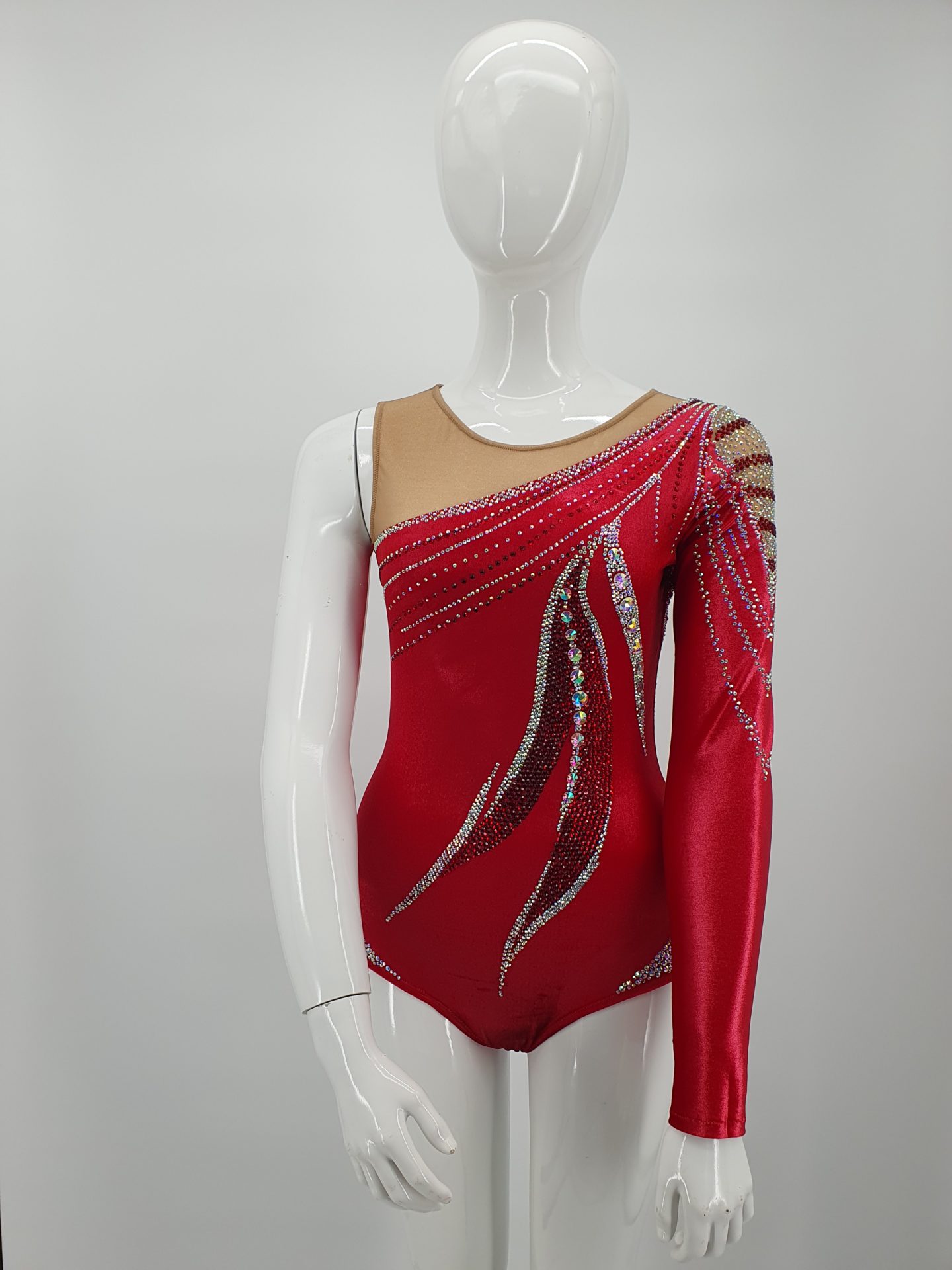 Justaucorps Velours Rouge Cerise – Image 2