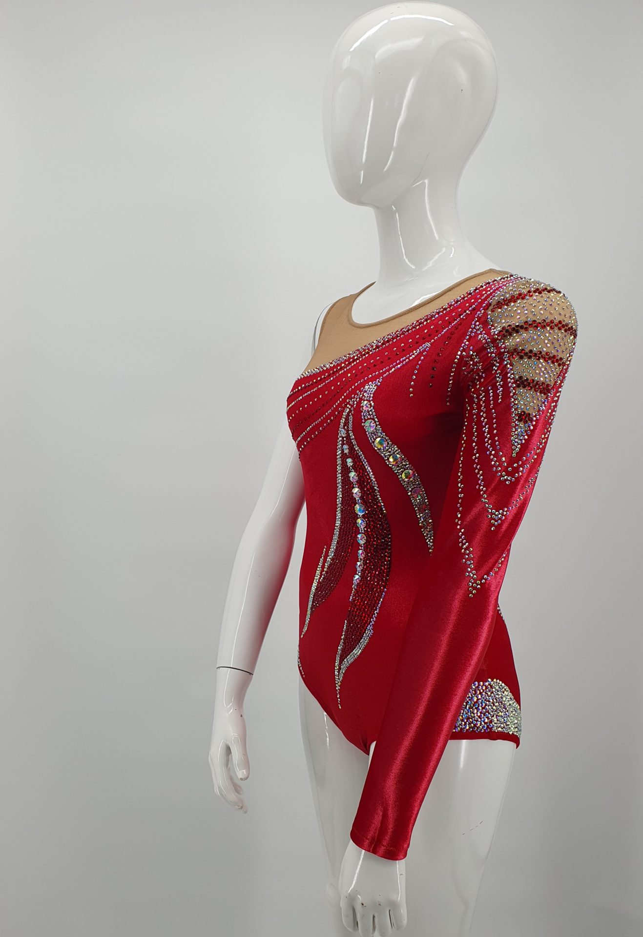 Justaucorps Velours Rouge Cerise – Image 4