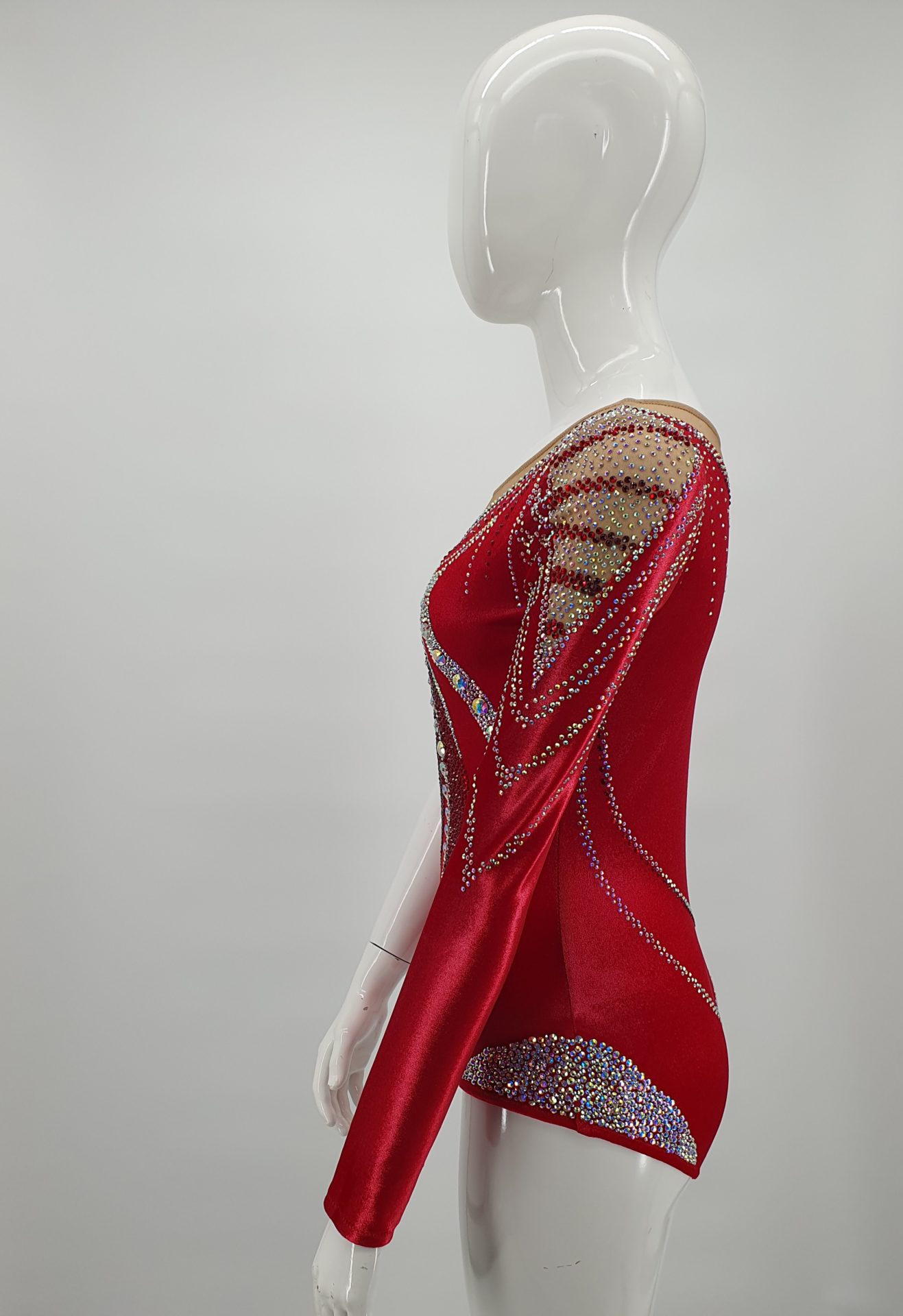 Justaucorps Velours Rouge Cerise – Image 5