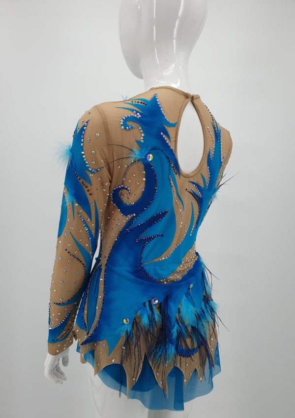 Location Justaucorps jupette bleu acqua – Image 6