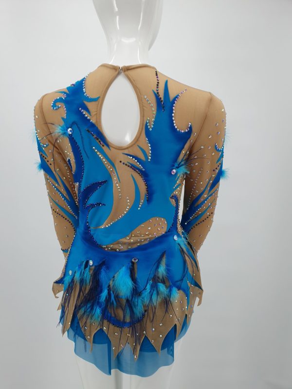 Location Justaucorps jupette bleu acqua – Image 7