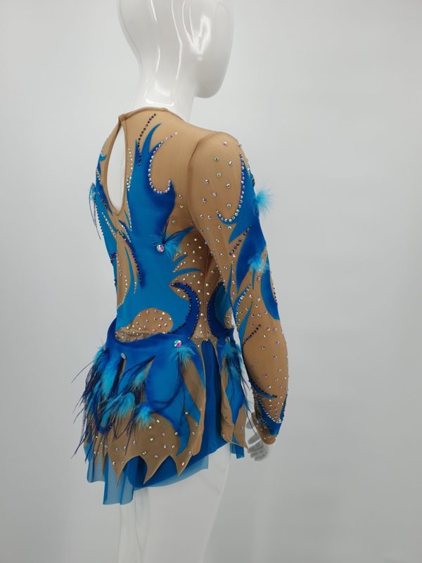 Location Justaucorps jupette bleu acqua – Image 8