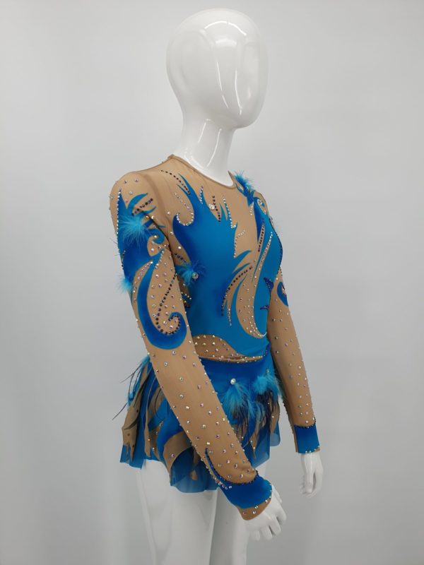 Location Justaucorps jupette bleu acqua – Image 9