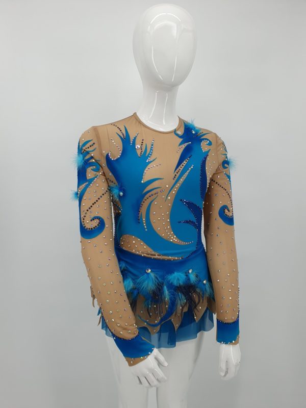 Location Justaucorps jupette bleu acqua – Image 10