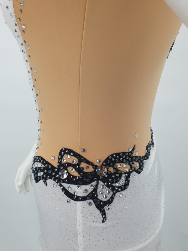 Justaucorps jupette Blanc et noir – Image 9