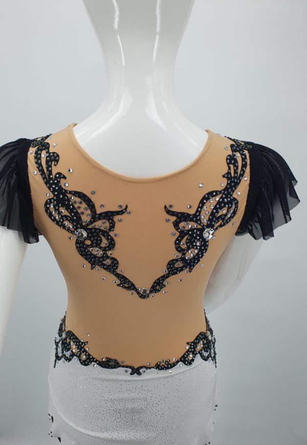 Justaucorps jupette Blanc et noir – Image 5