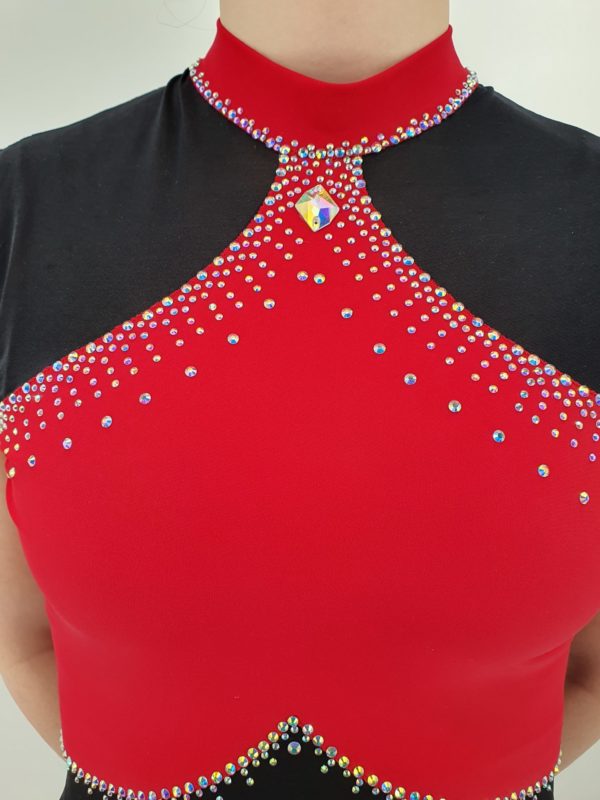 Justaucorps Cerise et Noir – Image 3