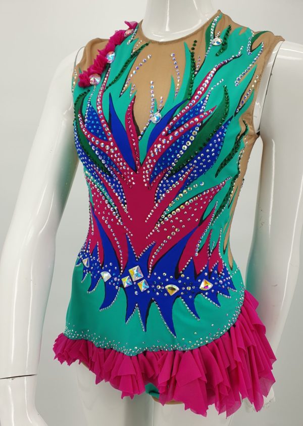Location Justaucorps Vert Fuchsia – Image 8