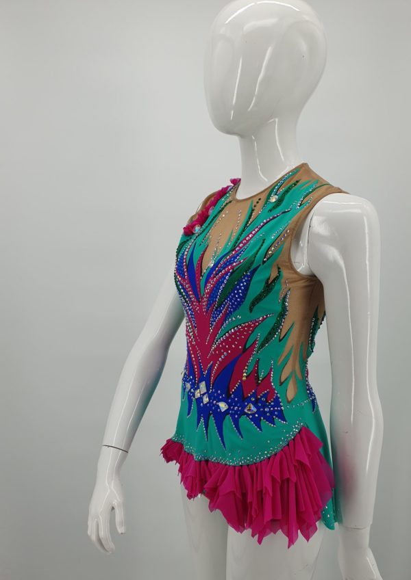 Location Justaucorps Vert Fuchsia – Image 4
