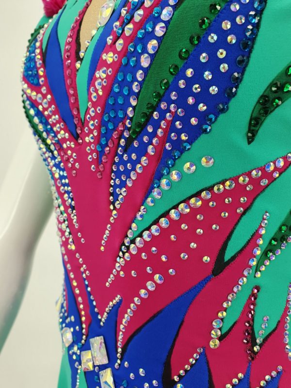 Location Justaucorps Vert Fuchsia – Image 5