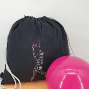 Sac à dos strass gymnaste ballon