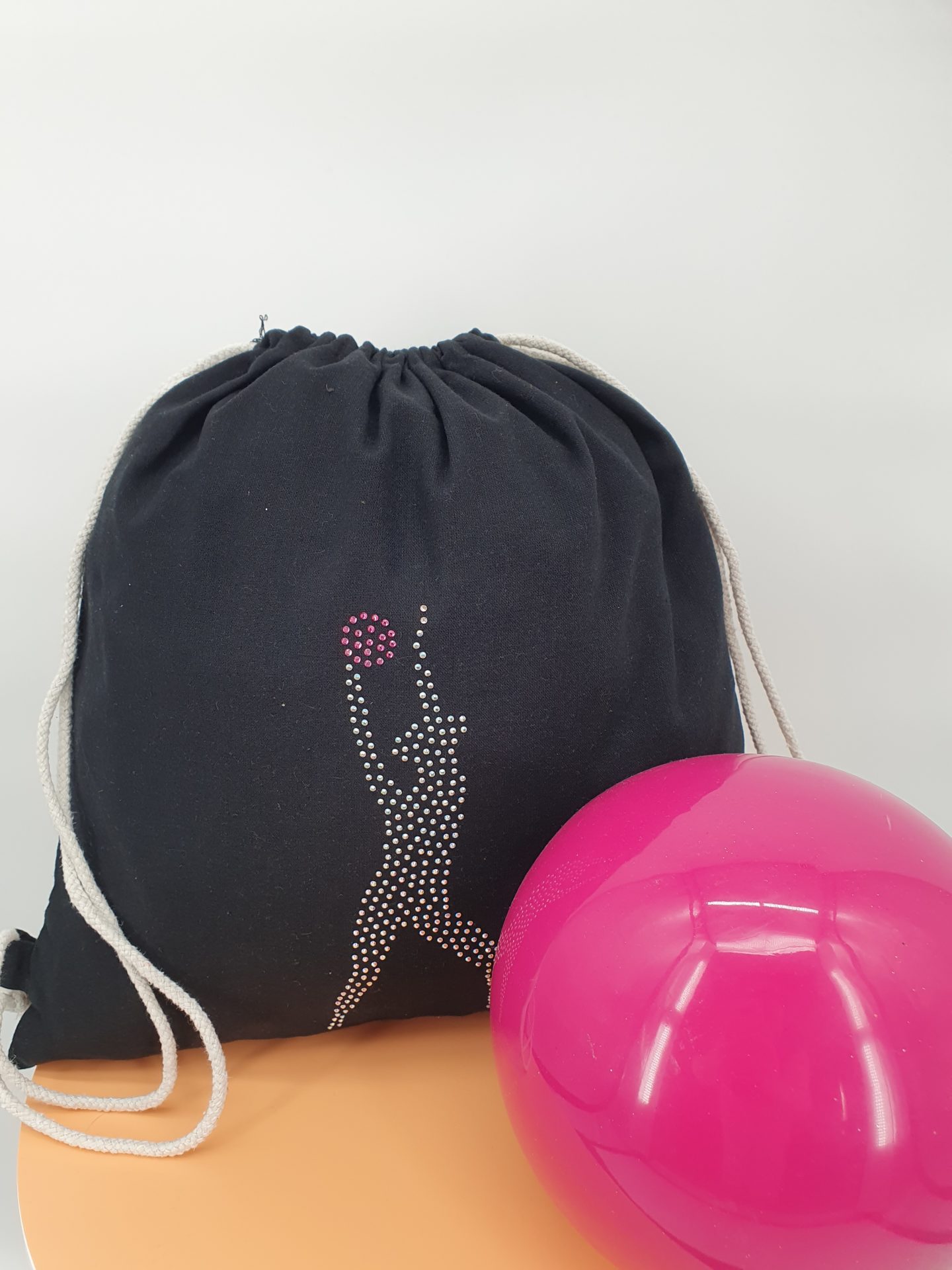 Sac à dos strass gymnaste ballon