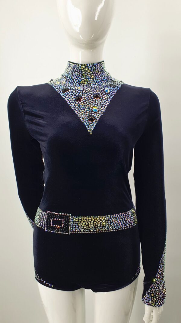 Justaucorps Velours Noir – Image 3